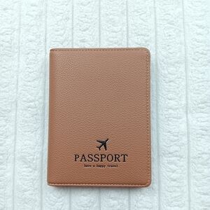 Leather Passport Case With Cards Holder